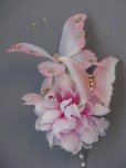 画像3: 髪飾り 着物 成人式 振袖 袴 卒業式 結婚式 七五三 蝶々 花 髪飾り ピンク ホワイト 白 (3)
