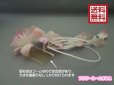 画像5: [着物・成人式・袴・卒業式・結婚式]花髪飾り 花びらさがり付き ピンク&ホワイト/白 (5)