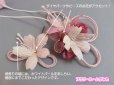 画像2: 髪飾り 着物 成人式 振袖 袴 卒業式 結婚式 七五三 ちりめん 桜 髪飾り ピンク さがり付き (2)