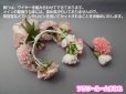 画像7:  [着物・成人式・袴・卒業式・結婚式・ウェディング]バラ・マム・ビーズ花髪飾り 花冠（花かんむり） ピンク