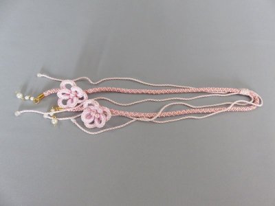 画像5: 髪飾り 着物 成人式 振袖 袴 卒業式 結婚式 七五三  花髪飾り＆紐飾り ピンク 白 薄紫 濃いピンク グリーン 緑