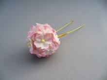 他の写真2: [着物・成人式・袴・卒業式・結婚式・ウェディング・パーティー]花かんざし　ピンク