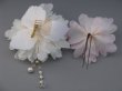 画像3: [着物・成人式・袴・卒業式・結婚式・ウェディング]芍薬（しゃくやく）花髪飾り ホワイト/白&ピンク 