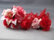 画像3: 髪飾り 着物 成人式 振袖 袴 卒業式 結婚式 七五三 ゆり バラ 桜 つまみ細工 花 髪飾り レッド 赤 ピンク