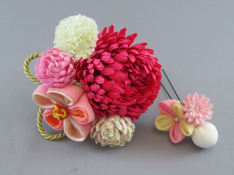画像: 【和装髪飾り（着物・成人式・袴・卒業式・結婚式）】新商品 花髪飾り３点追加