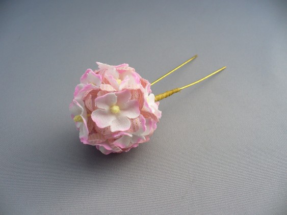 画像: [着物・成人式・袴・卒業式・結婚式・ウェディング・パーティー]花かんざし　ピンク